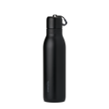 FreeSip Twist 18oz in Black (matte black body, black lid and loop), shown